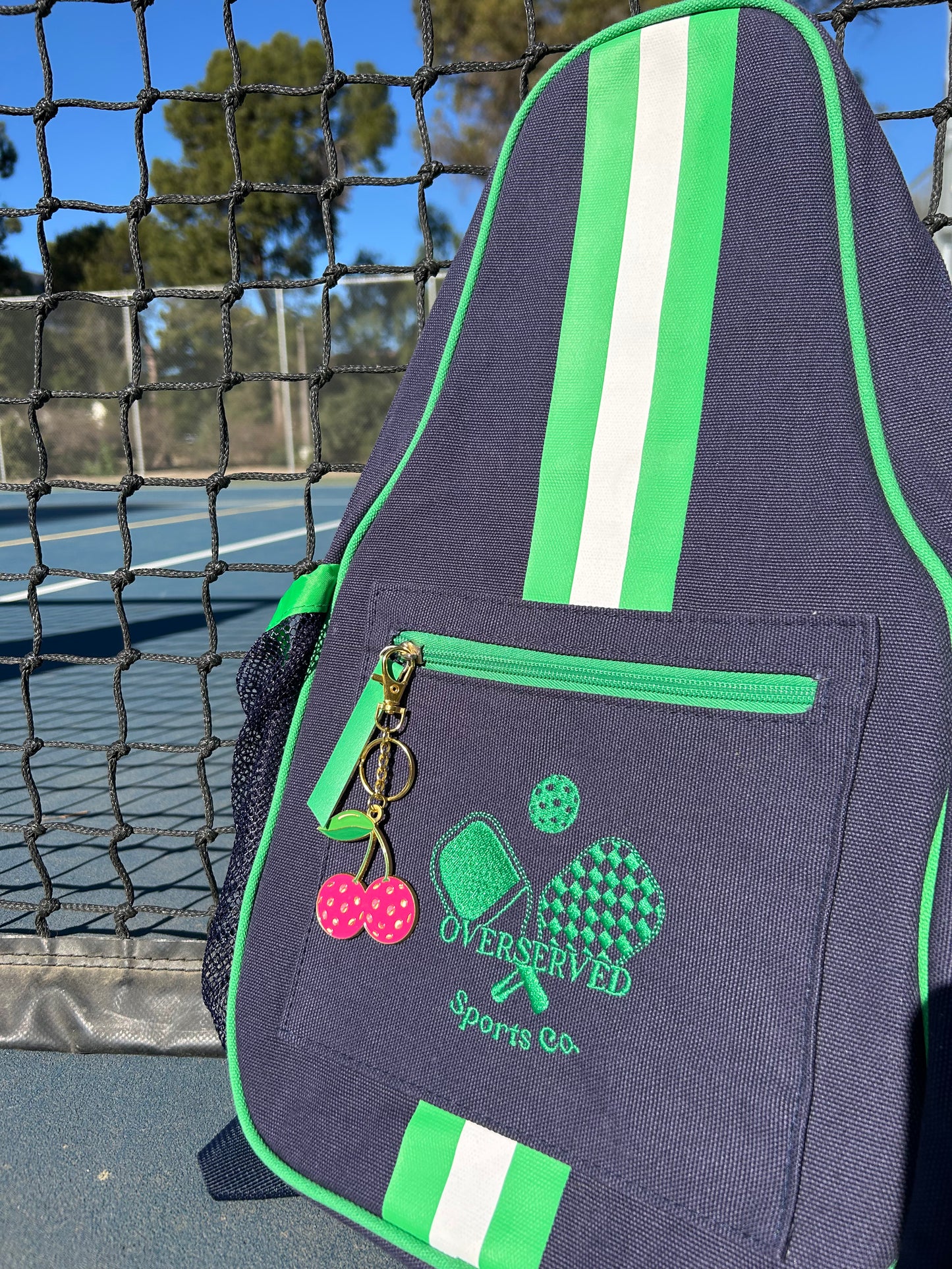 Pickleball Cherry Bag Charm